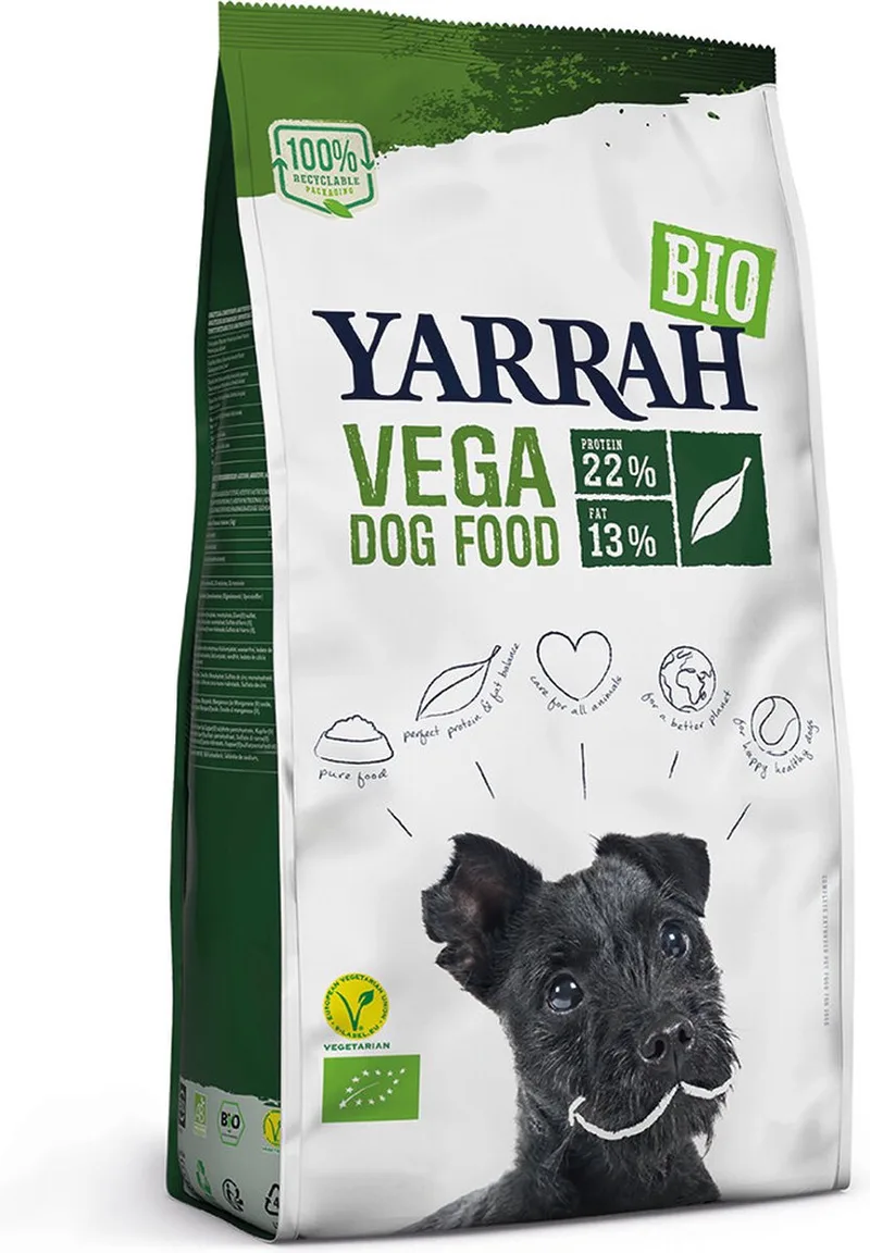 4x Yarrah Bio Hondenvoer Vegetarisch 2 kg von Yarrah – Produktfoto