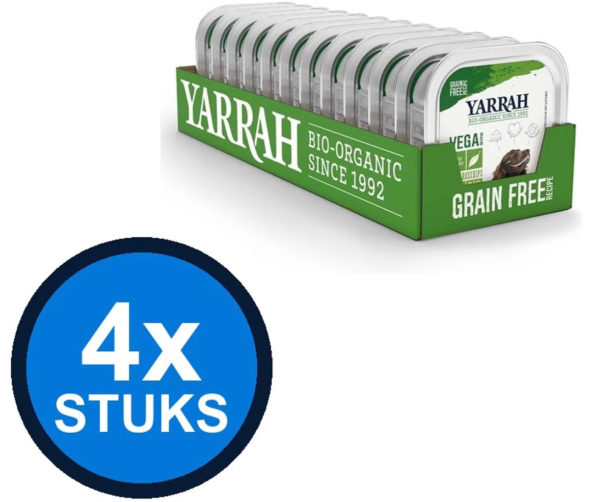 4x Yarrah dog bio dry adult vega baobab&cocon oil 2kg von Yarrah – Produktfoto