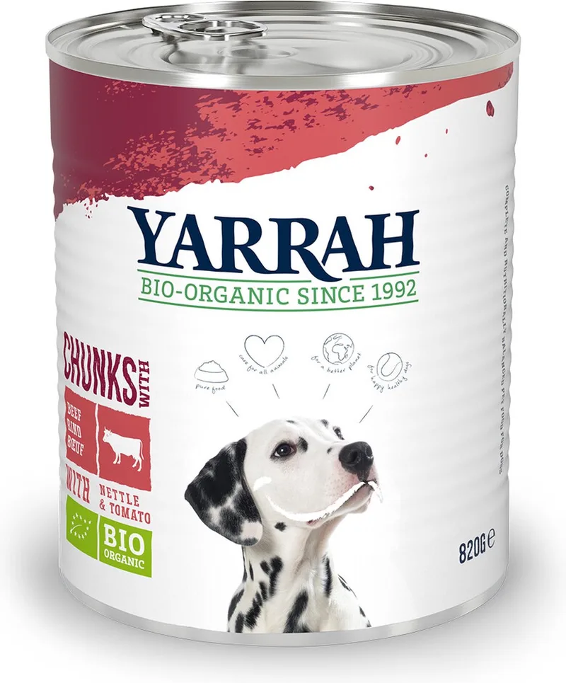 6x Yarrah Bio Hondenvoer Chunks Kip - Rund 820 gr by Yarrah – product photo
