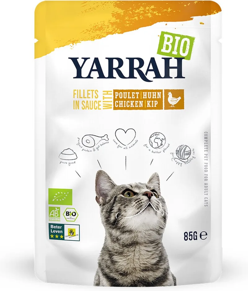 Bio Kattenvoer Kip 85 gr by Yarrah – product photo