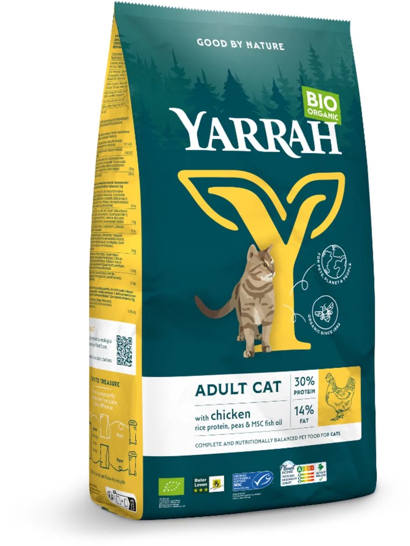 Biologisch Adult Kip - Kattenvoer - 10 kg by Yarrah – product photo
