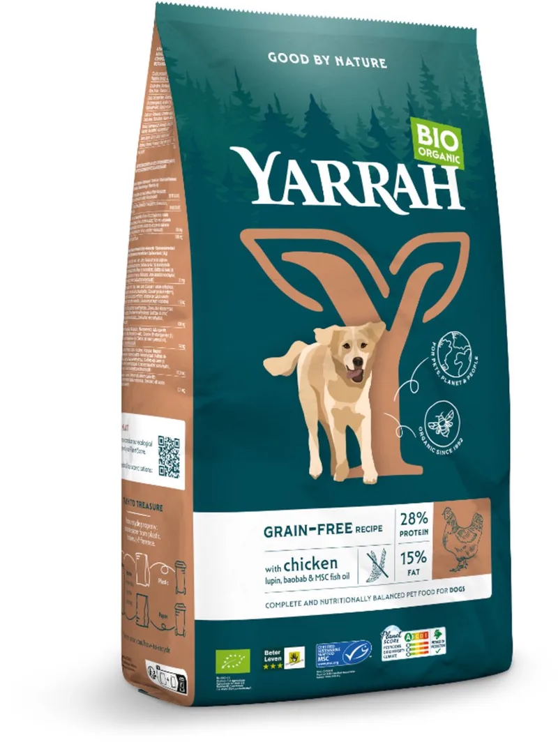 Biologisch Graanvrij - Hondenvoer - 2 kg de Yarrah – photo produit