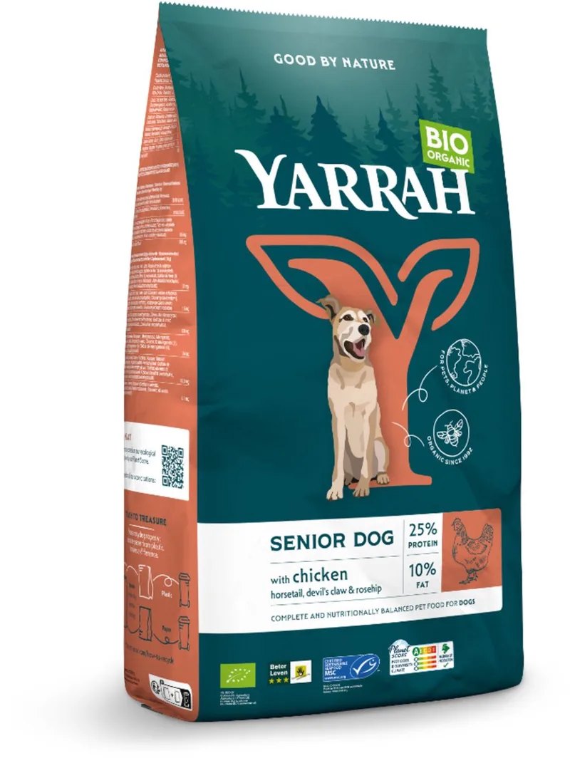 Biologisch Hondenvoer Senior Kip - Hondenvoer - 10 kg NL-BIO-01 de Yarrah – photo produit