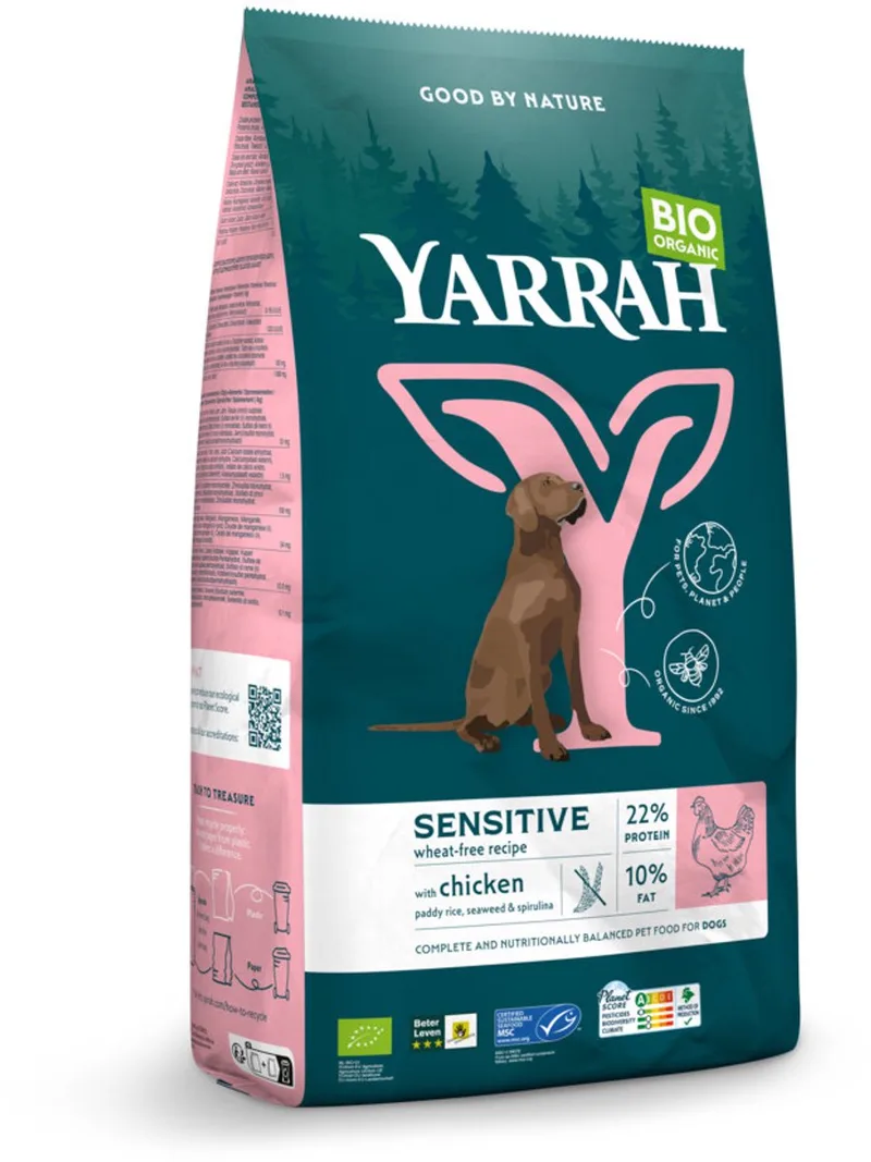 Biologisch Sensitive - Hondenvoer - 10 kg by Yarrah – product photo