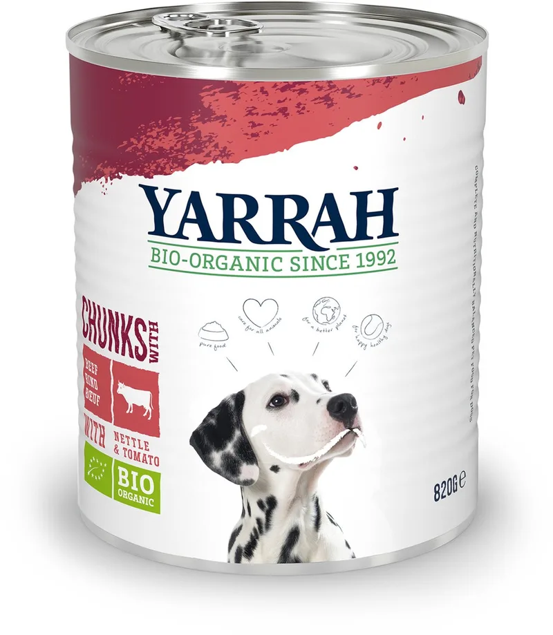 Blik Hondenvoer - Brandnetel En Tomaat - Honden natvoer - 800 g de Yarrah – photo produit