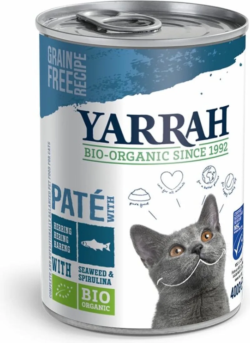 Cat Blik Pate - Vis - Kattenvoer - 12 x 400 g by Yarrah – product photo