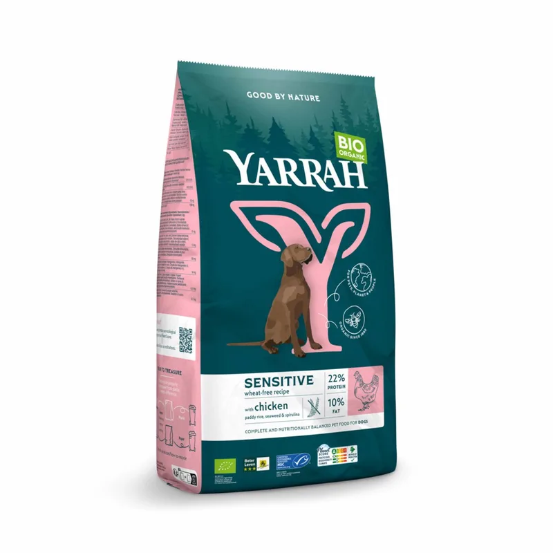 dog biologische brokken sensitive kip (2 KG) de Yarrah – photo produit
