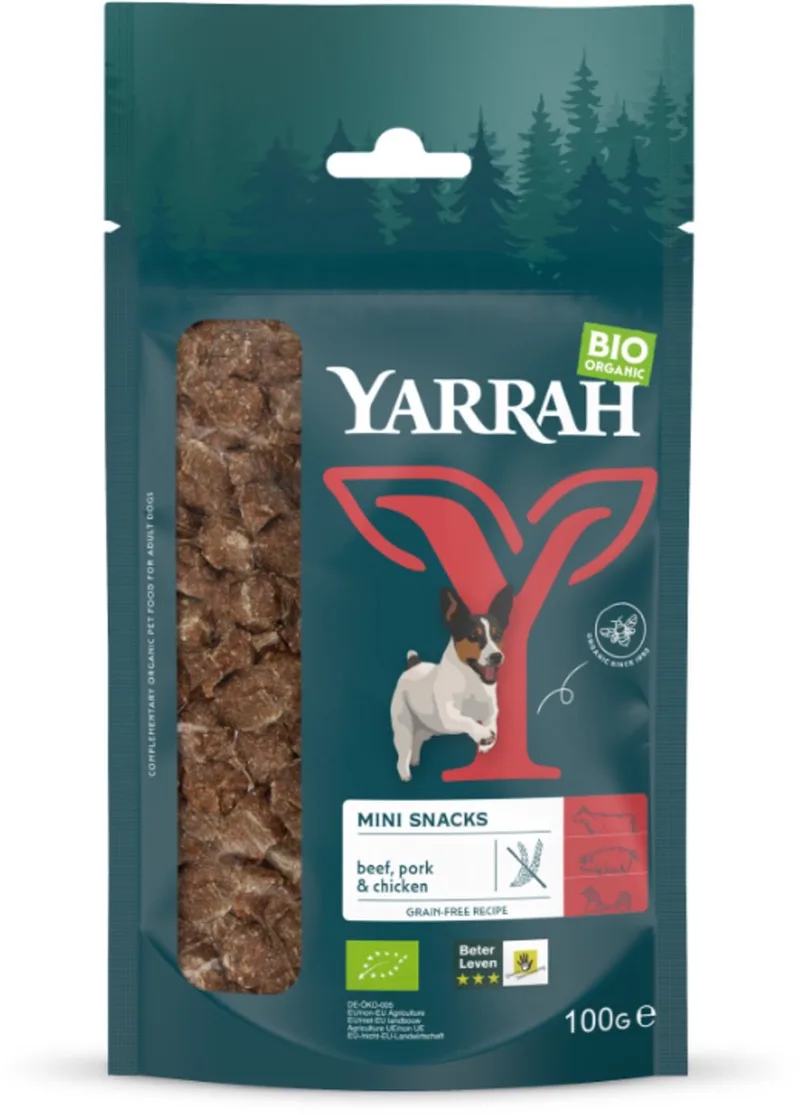 Mini Bites Bio - Hondensnack - 100 g by Yarrah – product photo