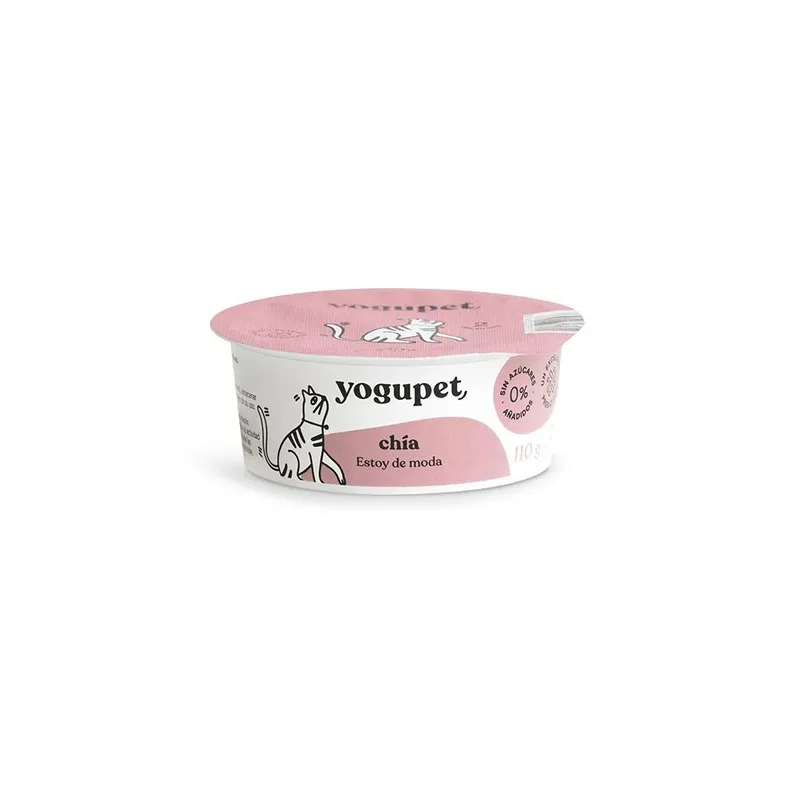 Klassieke Yoghurt-chia Kattensnack 110g 4 Eenheden de Yogupet – photo produit