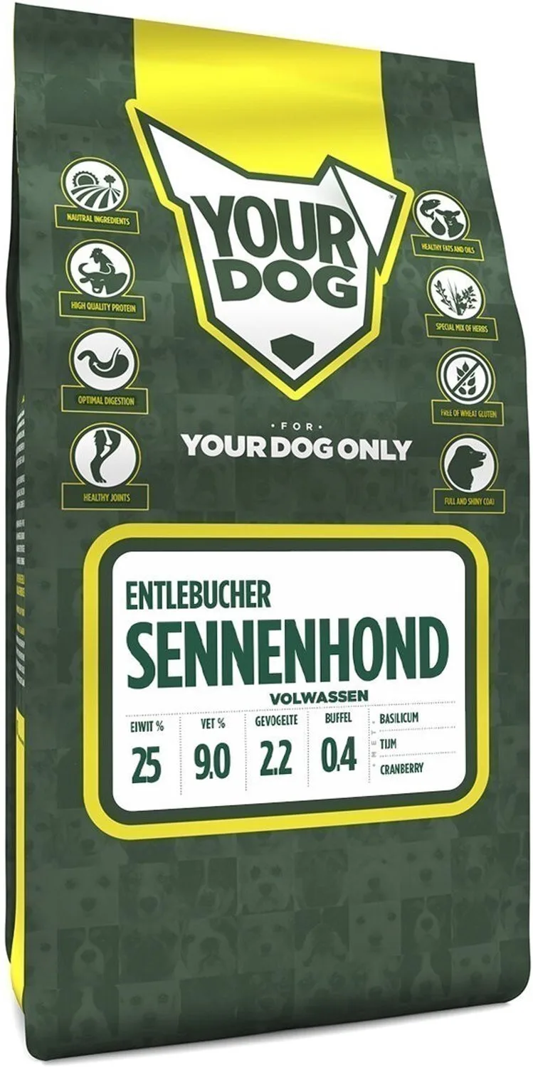 Entlebucher sennenhond - Hondenbrokken - Volwassen - 6 kg by Yourdog – product photo