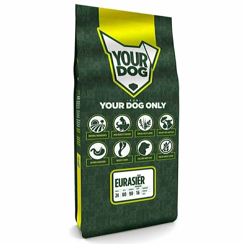 Eurasiër - Hondenbrokken - Senior - 12 kg fra Yourdog – produktbillede