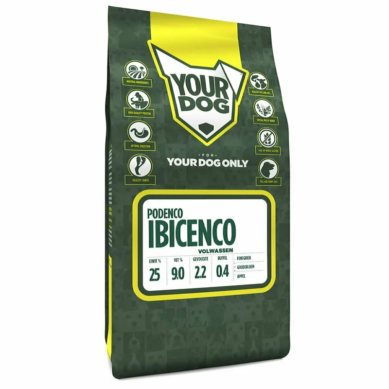 Podenco ibicenco - Hondenbrokken - Volwassen - 6 kg de Yourdog – photo produit