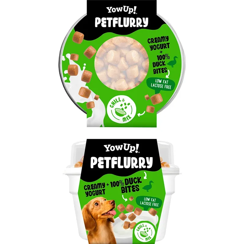 Chill Petflurry Eend Hondensnack 125g 6 Eenheden by Yowup! – product photo