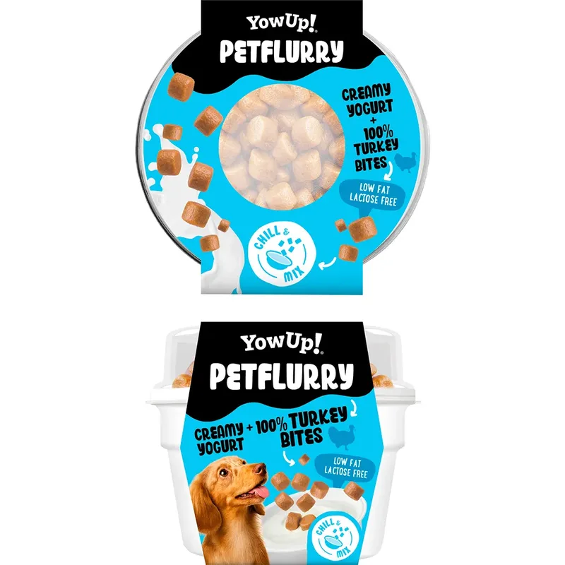 Chill Petflurry Kalkoen Hondensnack 125g 6 Eenheden de Yowup! – photo produit