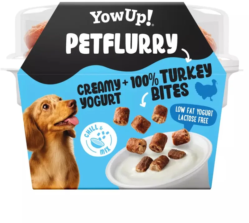 PetFlurry Kalkoen - Romige Hondensnack by Yowup! – product photo
