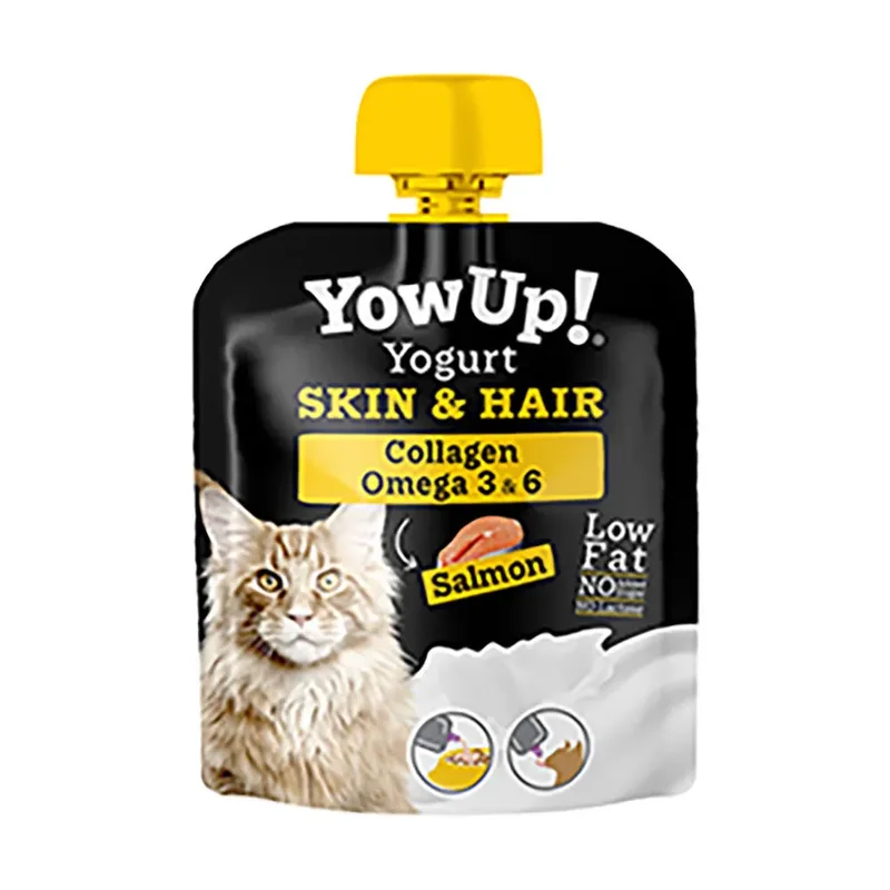Skin&hair Yoghurt Kattensnack 85gr 10 Eenheden von Yowup! – Produktfoto