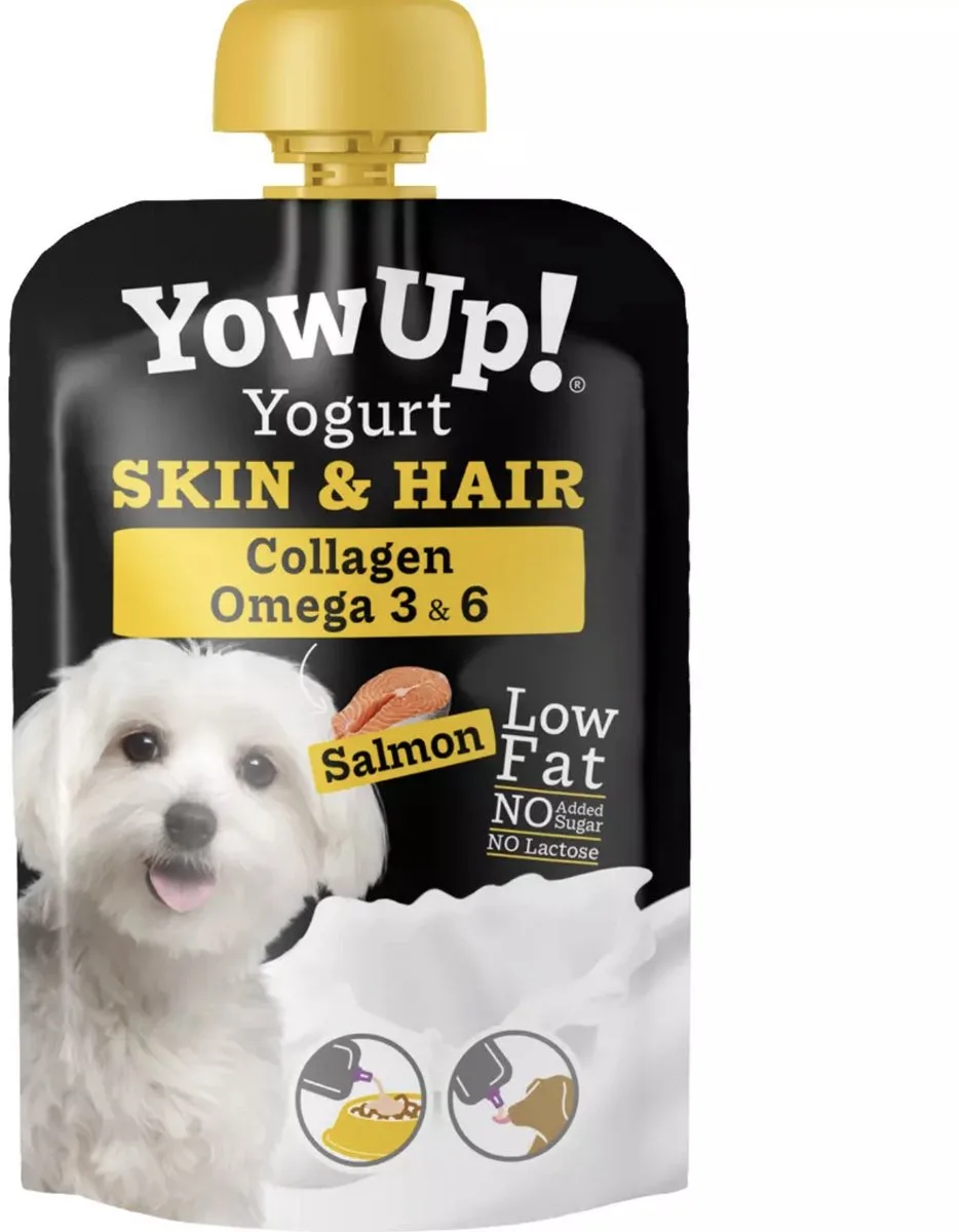 Yogurt Dogs Salmon Skin & Hair 1 stuk de Yowup! – photo produit