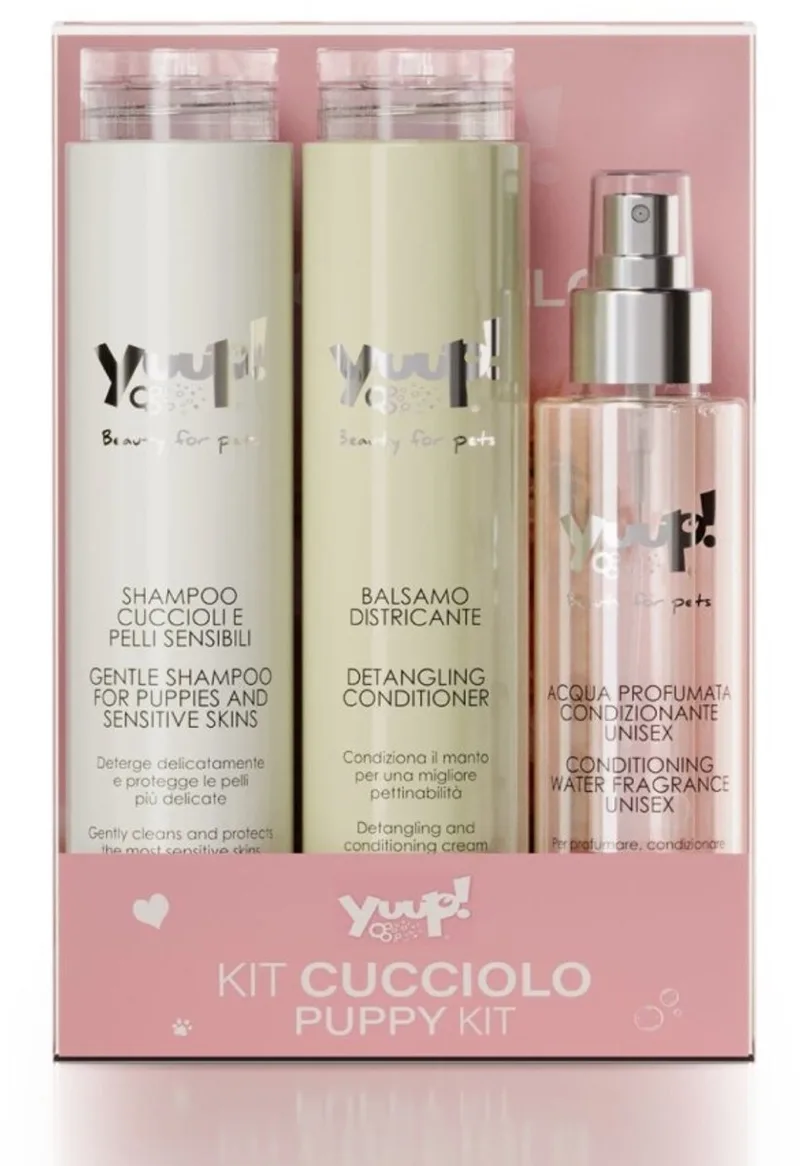 Puppy Verzorgingsset YUUP! - Botanische Shampoo, Conditioner en Parfum - 250ml en 150ml von Yuup! – Produktfoto