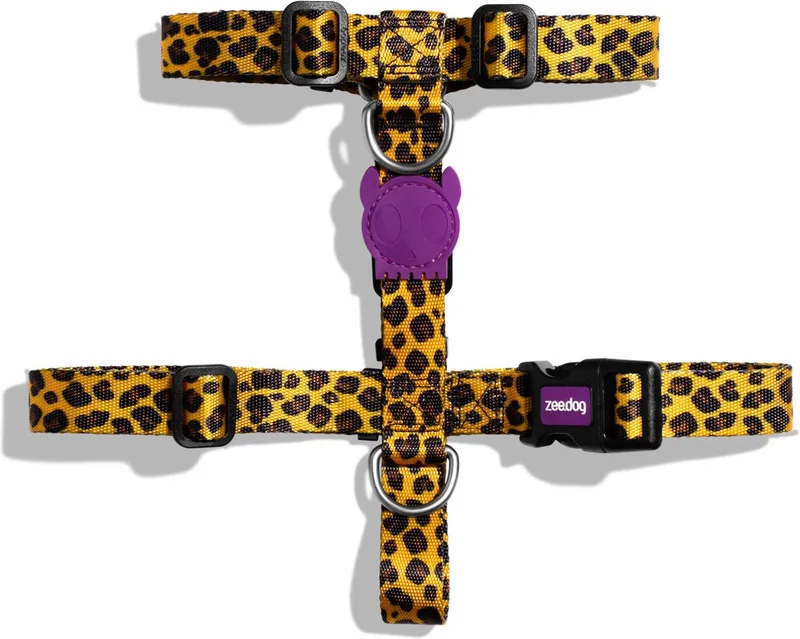 H-Harnas Honey Geel&Zwart - Hondentuig - 40-67/62-107x2.5 Cm de Zee.Dog en Jaune – photo produit