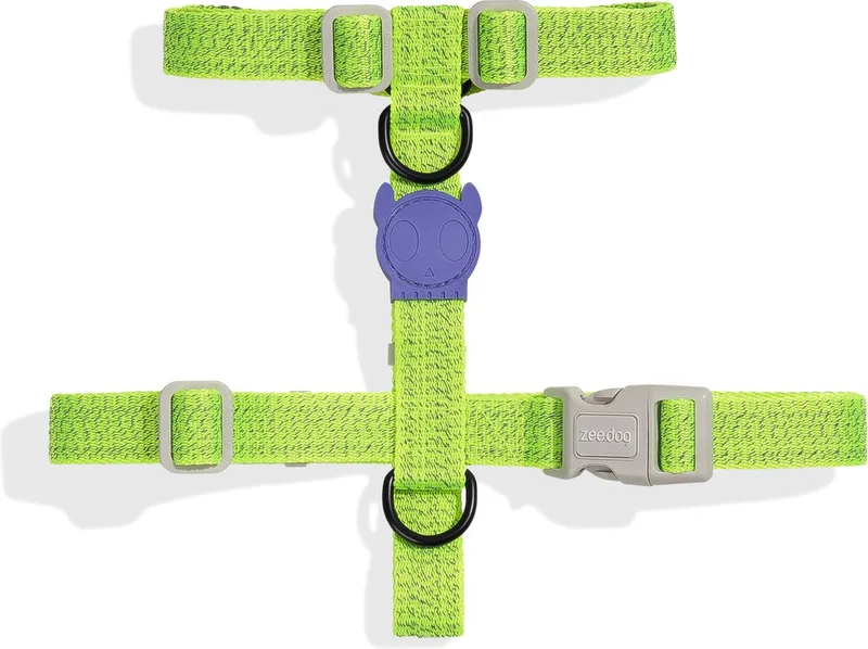 H-Harnas Nox Lumen - Hondentuig - M by Zee.Dog in Green – product photo