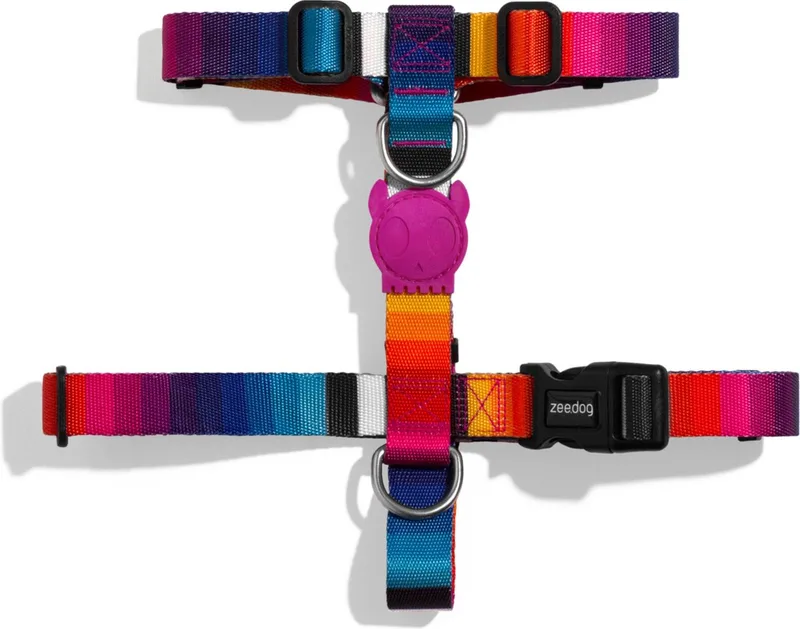 H-Harnas Prisma Multi-Color - Hondentuig - 40-67x62-107x2.5 cm by Zee.Dog in Multicolour – product photo