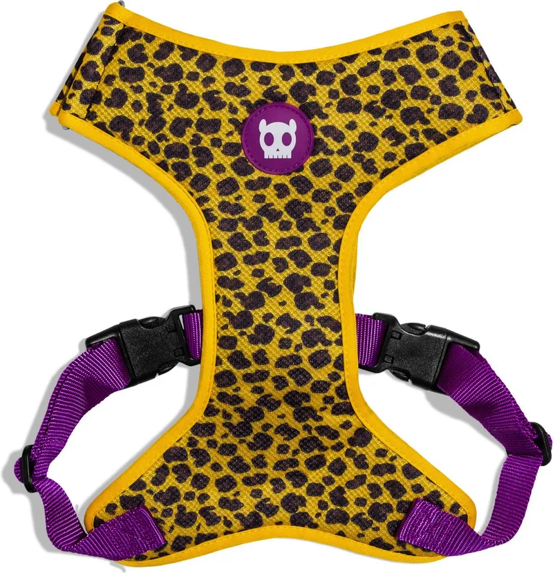Harnas Mesh Honey Geel&Zwart - Hondentuig - 43-48/63-82 Cm de Zee.Dog en Jaune – photo produit