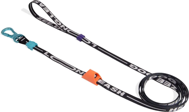 Lange Looplijn Primo - Hondenriem - 175-300 Cm de Zee.Dog en Noir – photo produit