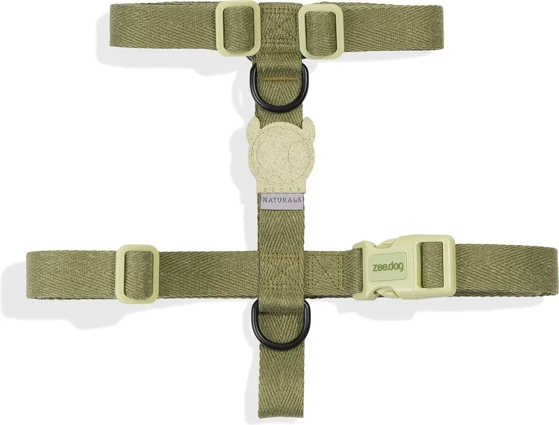 Moss H-Harnas Lichtgroen - Hondentuig - L by Zee.Dog in Green – product photo