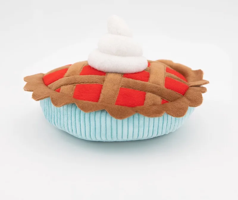 Pumpkin Pie - Cherry Pie - ZP968 - Hondenspeelgoed - Puppy speelgoed - Hond - Puppy - Speelgoed voor dieren - honden speelgoed – honden knuffel – honden speeltje – honden speelgoed knuffel - hondenspeelgoed piep - hondenspeelgoed bijten de Zippy Paws en Rouge – photo produit