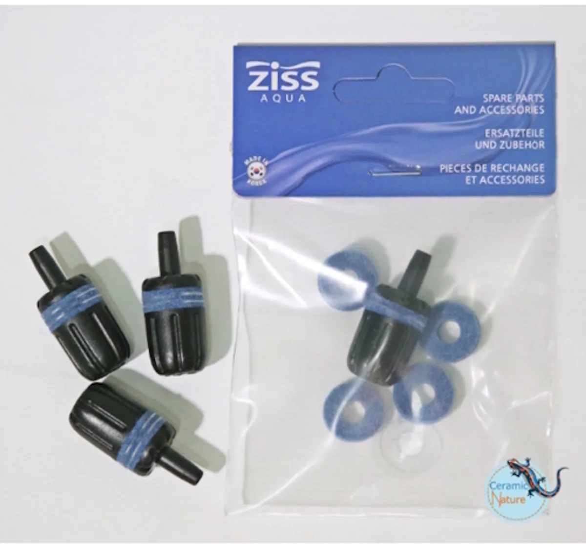 Aqua Luchtsteen von Ziss in Blau – Produktfoto