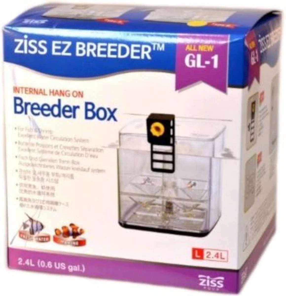 GL-1 breeding box de Ziss en Transparent – photo produit
