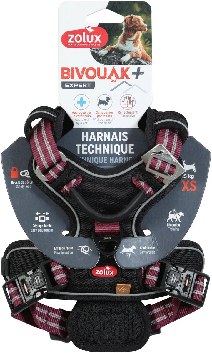 bvk hondentuig red van Zolux in Rood – productfoto