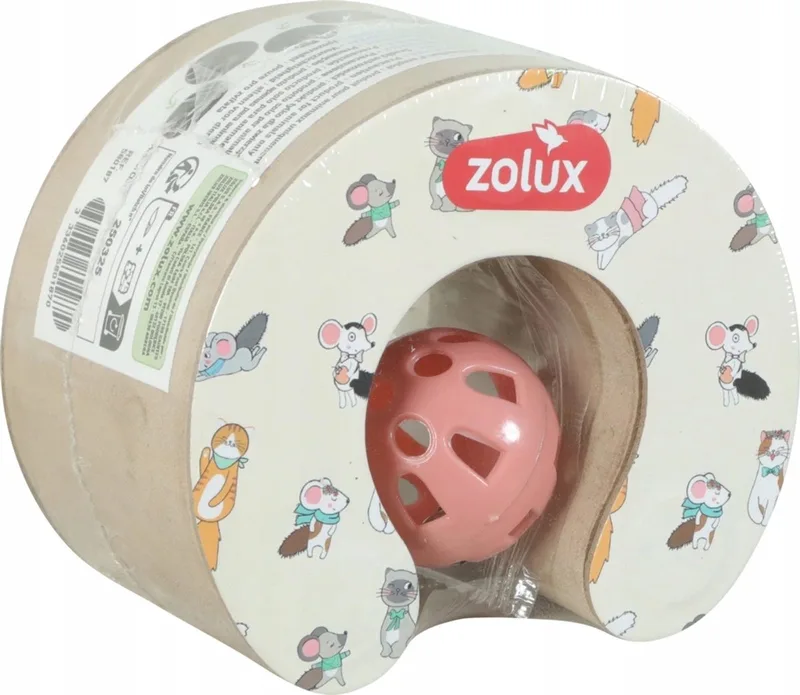Chatouille 4-in-1 krabpaal voor katten met bal en kattenkruid de Zolux – photo produit