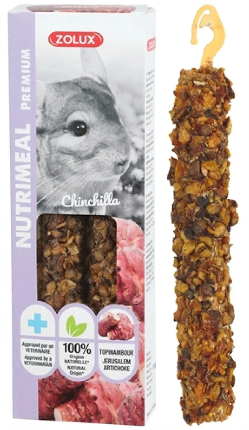 Chinchilla Snack - Aardpeer 2 Stuks - Tanden Onderhoud, Natuurlijke Ingrediënten de Zolux – photo produit