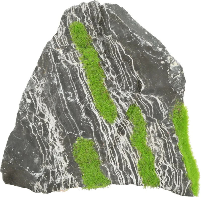Groeiend Decor Steen M - Aquarium - Ornament - 16.4x10.8x7.2 cm Twee Kleuren de Zolux en Gris – photo produit