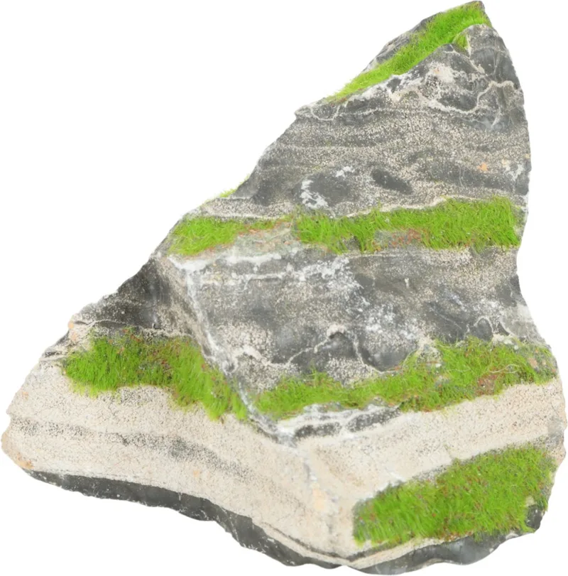 Groeiend Decor Steen S - Aquarium - Ornament - 11.9x6.3x7.6 cm Twee Kleuren de Zolux en Multicolore – photo produit