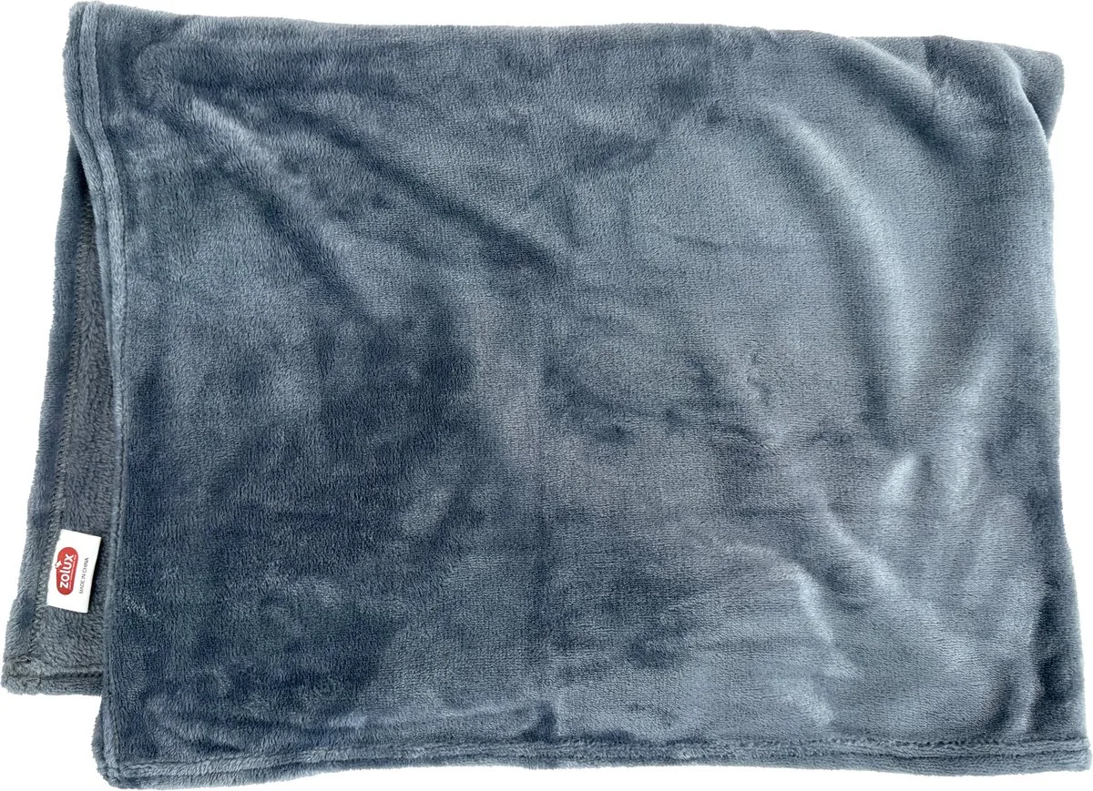 Hondendeken ZOLUX Cocoon - Fleece - 120x80 cm, Zachte Hondenaccessoires de Zolux en Gris – photo produit