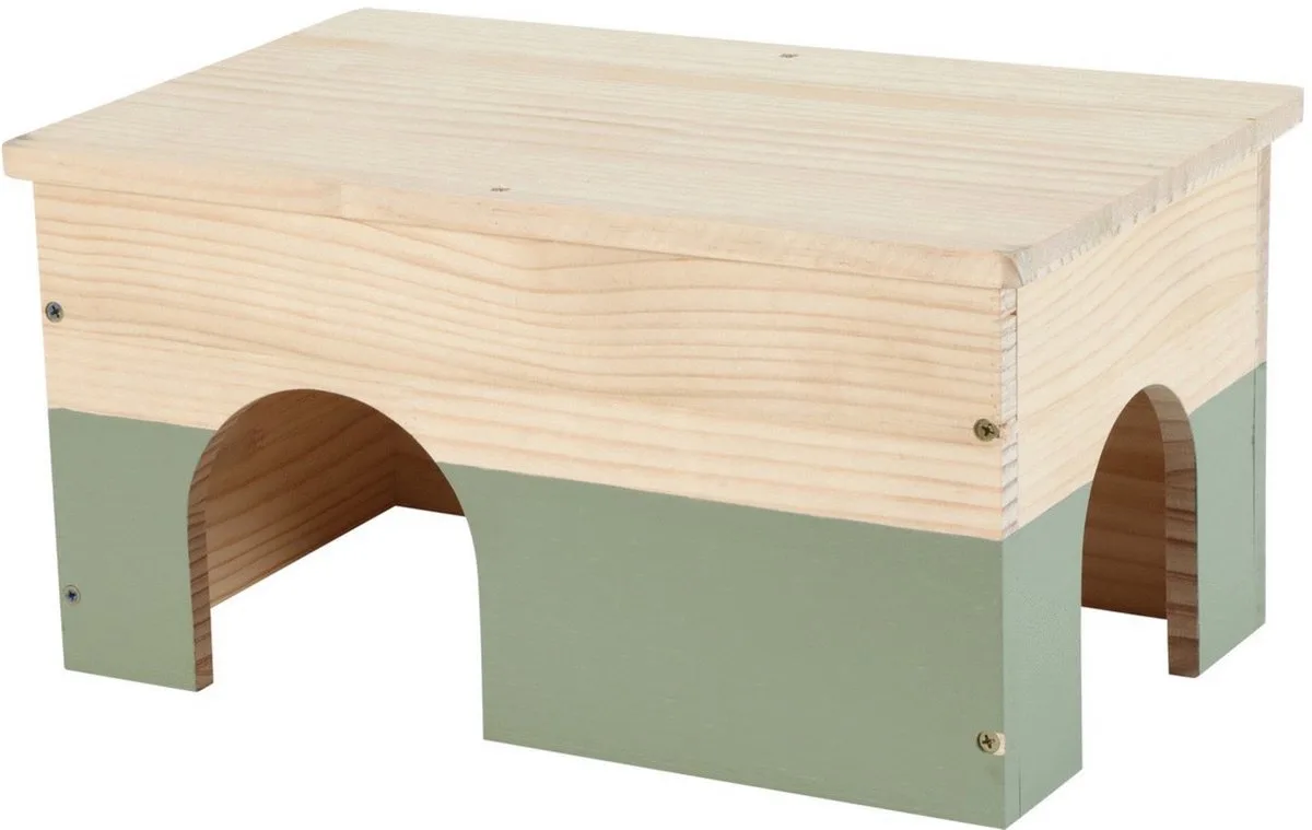 Houten Huisje Konijn ZOLUX - Eco-vriendelijk, FSC-gecertificeerd - 40x25x20 cm von Zolux in Wood – Produktfoto