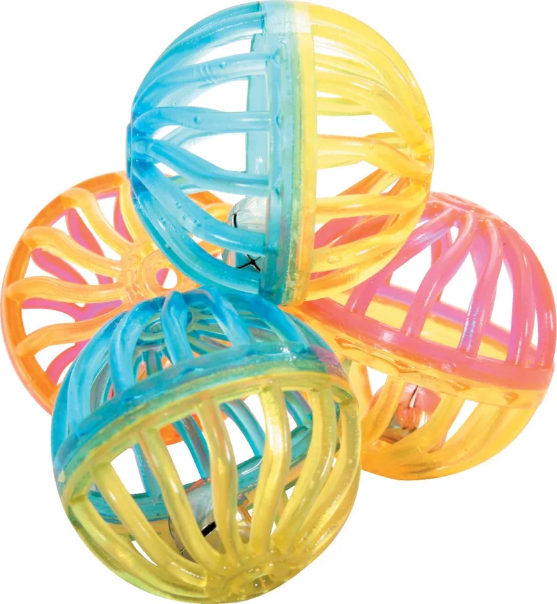 Kattenspeelgoed Bal Twist Met Bel Assorti de Zolux en Bleu – photo produit