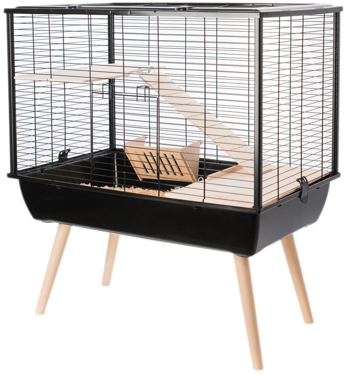 Kfig Neo Muki Large Rodents H58 schwarz von Zolux in Blau – Produktfoto