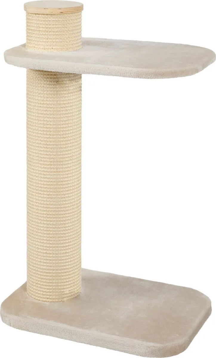 Krabpaal ZOLUX - Duurzaam Met Sisal - 59x45x97 cm, Geschikt Voor Grote Katten de Zolux en Beige – photo produit