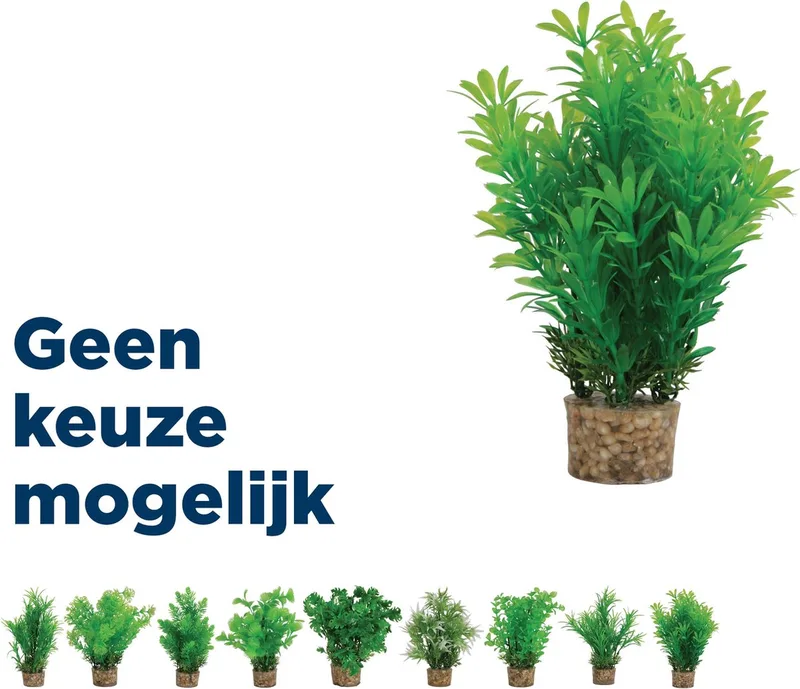Kunstplanten Op Grind - Aquarium - Kunstplant - per stuk Medium by Zolux in Green – product photo