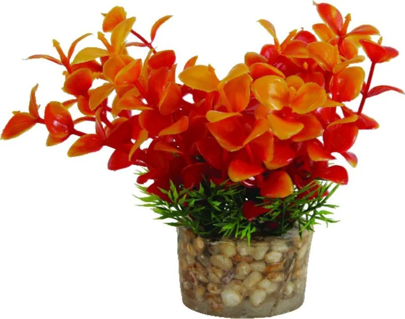 Kunstplanten Op Grind - Aquarium - Kunstplant - per stuk Small de Zolux en Assorti – photo produit