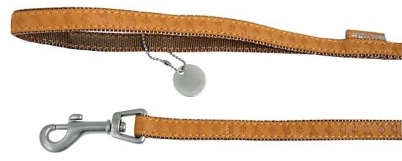 Laisse Mac Leather Beige 10mm by Zolux – product photo