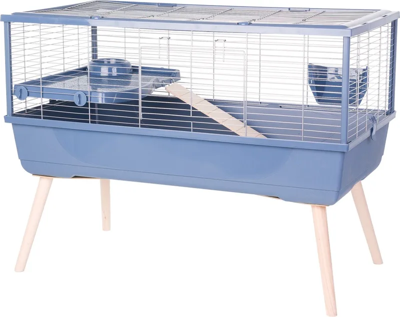 Neolife 100 Knaagdierkooi - Dierenverblijf - 99x54x79 cm de Zolux en Bleu – photo produit
