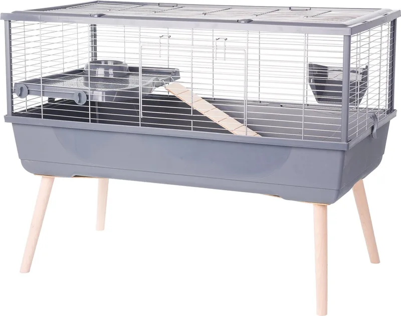 Neolife 100 Knaagdierkooi - Dierenverblijf - 99x54x79 cm von Zolux in Grau – Produktfoto