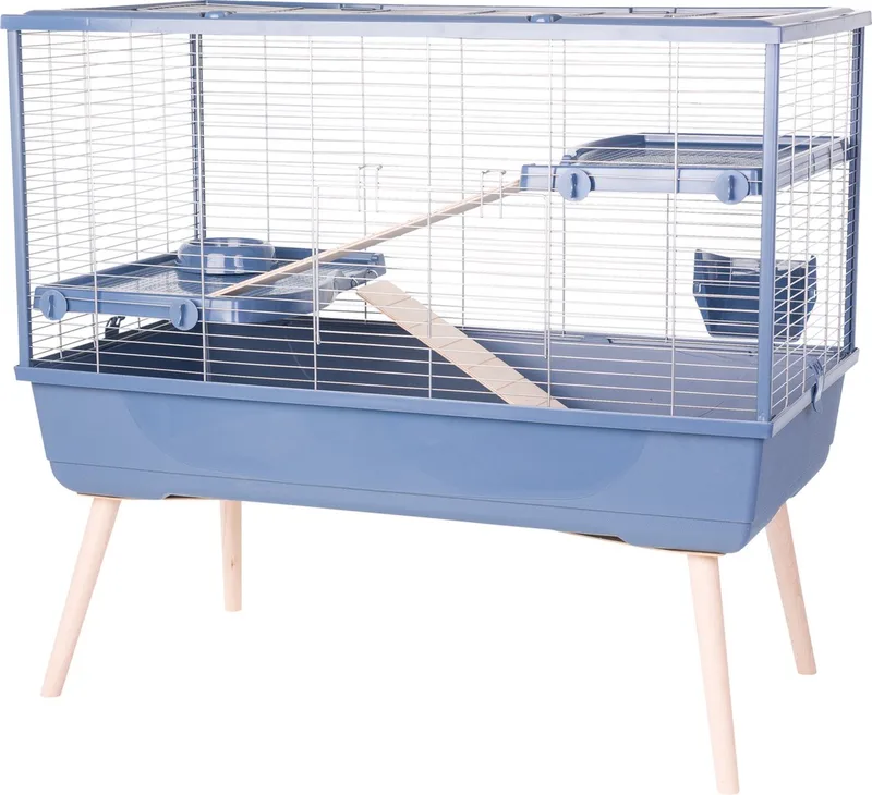 Neolife 100 Knaagdierkooi - Dierenverblijf - 99x54x92 cm de Zolux en Bleu – photo produit