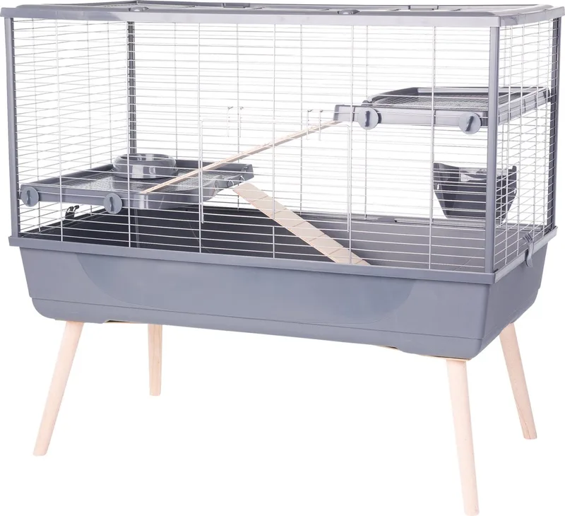 Neolife 100 Knaagdierkooi - Dierenverblijf - 99x54x92 cm von Zolux in Grau – Produktfoto