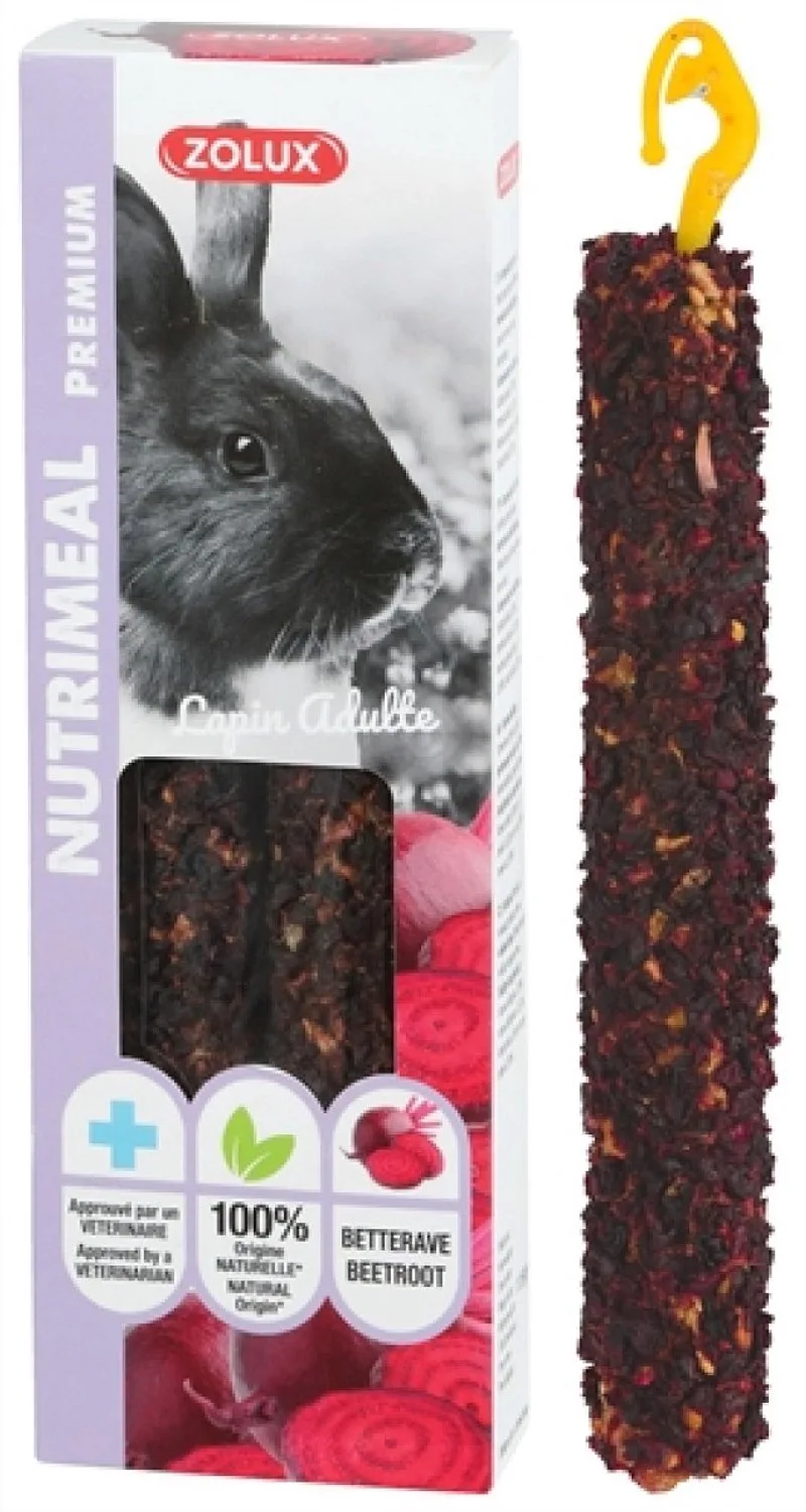 Nutrimeal Stick Konijn Rode Biet 115 GR 2 ST de Zolux – photo produit