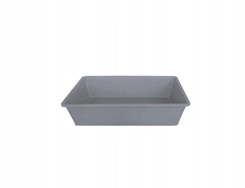 Open Kattenbak 40x30x10cm - Hoge Kwaliteit von Zolux in Grau – Produktfoto